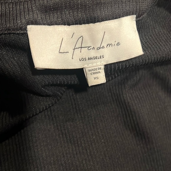 L’Academie Esperanza Black Button Front Maxi Dress Size XS - Picture 8 of 9